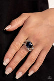 Paparazzi Accessories Scintillating Swirl - Blue Ring