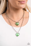 Paparazzi Accessories Layered Love - Green Necklace