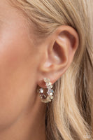 Paparazzi Accessories Floral Focus - White Earring