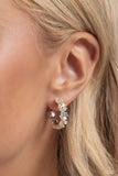 Paparazzi Accessories Floral Focus - White Earring