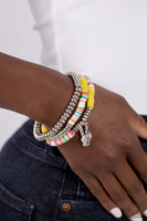 Paparazzi Accessories Peaceful Potential - Yellow Bracelet