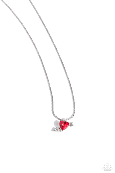 Paparazzi Accessories Courting Cupid - Red Necklace