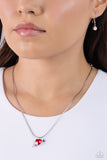 Paparazzi Accessories Courting Cupid - Red Necklace