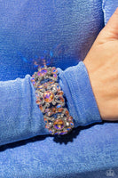Paparazzi Accessories Shimmering Solo - Orange Bracelet - Life of the Party Jan '24
