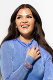 Paparazzi Accessories Shimmering Solo - Orange Bracelet - Life of the Party Jan '24