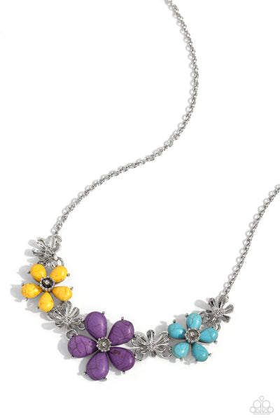 Paparazzi Accessories Growing Garland - Purple Necklace