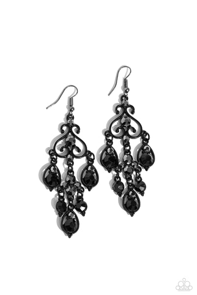 Paparazzi Accessories Regal Renovation - Black Earring