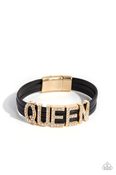 Paparazzi Accessories Queen of My Life - Gold Bracelet