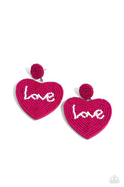 Paparazzi Accessories Sweet Seeds - Pink Seed Bead Earring