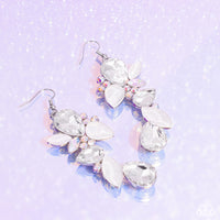 Paparazzi Accessories Fancy Flaunter - White Earring