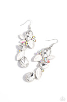 Paparazzi Accessories Fancy Flaunter - White Earring