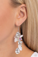Paparazzi Accessories Fancy Flaunter - White Earring