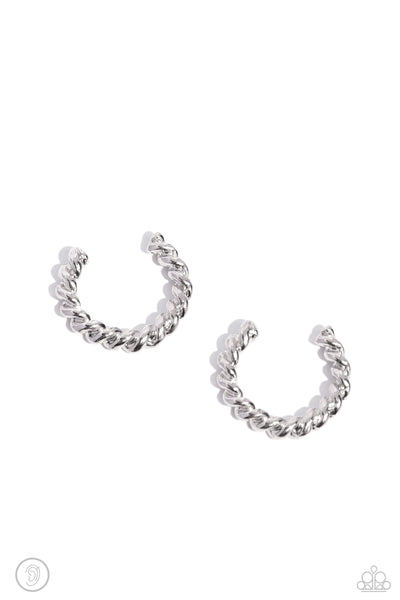 Paparazzi Accessories Twisted Travel Cuff Earring