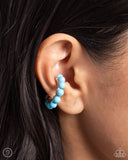 Paparazzi Accessories Southwestern Spiral - Blue Cuff Earring