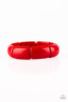 Paparazzi Accessories Peace Out Red Bracelet