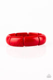 Paparazzi Accessories Peace Out Red Bracelet