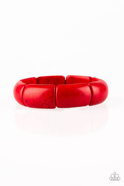 Paparazzi Accessories Peace Out Red Bracelet