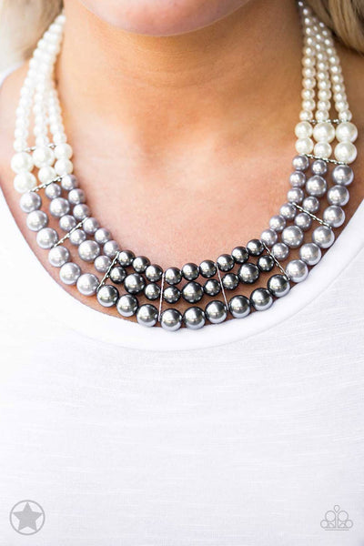 Paparazzi Accessories Lady In Waiting Pearl Necklace Set