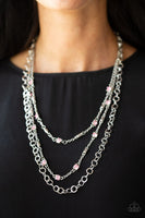 Paparazzi Accessories Metro Mixer Pink Necklace