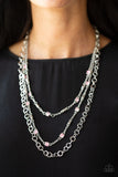Paparazzi Accessories Metro Mixer Pink Necklace