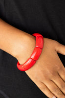 Paparazzi Accessories Peace Out Red Bracelet