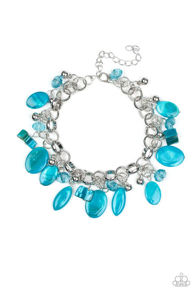 Paparazzi Accessories Seashore Sailing Blue Bracelet