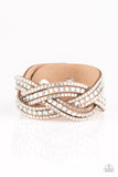 Paparazzi Accessories Bring on the Bling Brown Wrap Bracelet