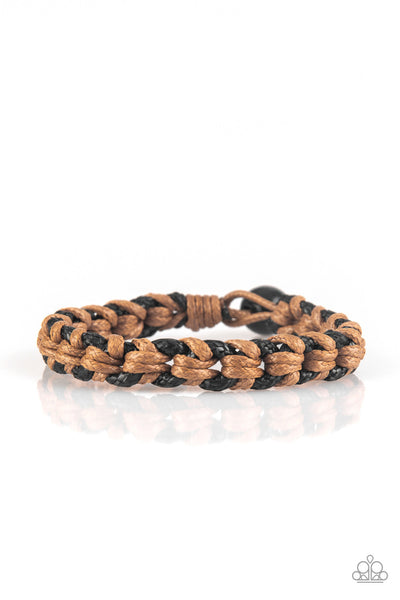 Paparazzi Accessories KNOT Another Word! - Brown Bracelet