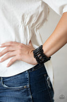 Paparazzi Accessories Fiji Flavor - Black Bracelet