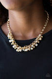 Paparazzi Accessories Trust Fund Baby Gold Necklace