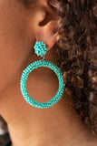 Paparazzi Accessories Be All You Can Bead Blue Earring