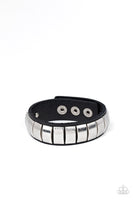 Paparazzi Accessories Moto Mode Black Urban Bracelet