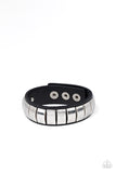 Paparazzi Accessories Moto Mode Black Urban Bracelet