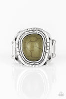 Paparazzi Accessories Out On The Range - Green Ring
