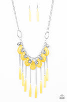 Paparazzi Accessories Roaring Riviera Yellow Necklace Set