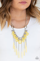 Paparazzi Accessories Roaring Riviera Yellow Necklace Set