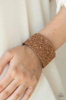Paparazzi Accessories The Halftime Show Gold Urban Bracelet