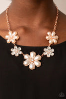Paparazzi Accessories Fiercely Flowering Copper Necklace