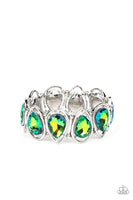 The Sparkle Society Multi Green Bracelet
