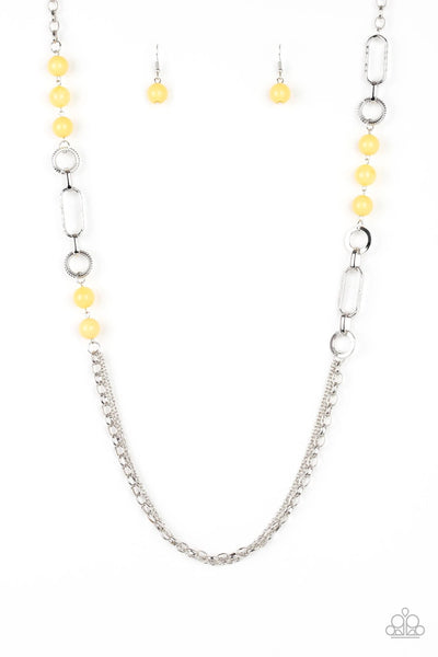Paparazzi Accessories CACHE Me Out - Yellow Necklace