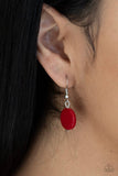 Paparazzi Accessories SHELL Your Soul Red Necklace Set