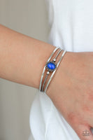 Paparazzi Accessories Top of the Pop Charts Blue Bracelet