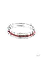 Paparazzi Accessories Heap It On Red Bracelet