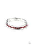 Paparazzi Accessories Heap It On Red Bracelet