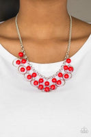 Paparazzi Accessories Really Rococo Red Necklace