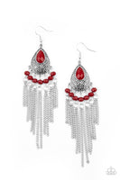Paparazzi Accessories Floating On HEIR Red Earring