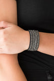 Paparazzi Accessories Really Rock Band Black Urban Bracelet