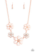 Paparazzi Accessories Fiercely Flowering Copper Necklace