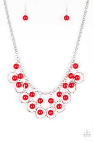 Paparazzi Accessories Really Rococo Red Necklace