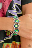 The Sparkle Society Multi Green Bracelet
